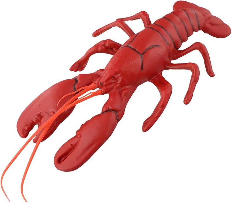 Red Plastic Lobster Crab Model For Home Garden Marine Party Photography Theater Prop - Image 2